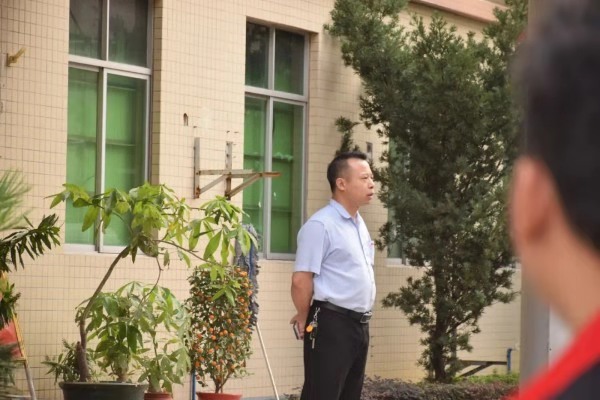 四月也要元氣滿滿！萬昌公司昨日召開全體動員晨會